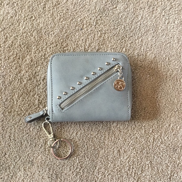 Jessica Simpson Handbags - JESSICA SIMPSON gray suede wallet